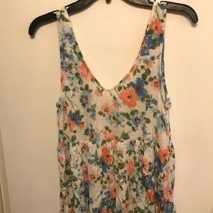 floral tank top from PacSun